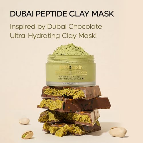 Dr.Mealxin Dubai Peptide Clay Mask Moisture-Rich Whipped Clay Texture Contains Charcoal For Pore & Skin Texture Care Korean Skin Care