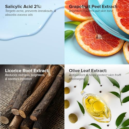 Drmtlgy Acne Cleanser - Oil- Salicylic Acid Cleanser & Face Wash For Acne Prone Skin