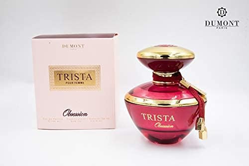 Dumont Trista Obsession Pour Femme - Eau De Parfum - 3.4Oz - Luxury Perfume For Women & Girls - Floral Fruity Musk & Feminine Fragrance -Long Lasting Cologne Mist & Body Spray - For Her