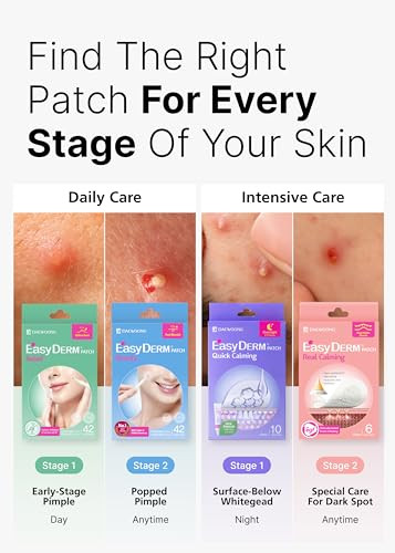 Dweasyderm Easyderm Multi-Step Pimple Patch Set 4-Type+Pdrn Patch Under Eye And Smile Line Care(4Ea)