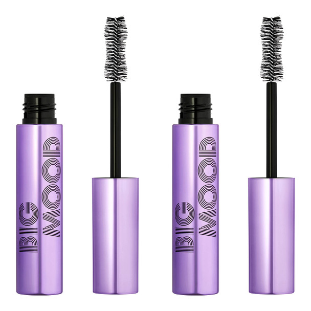 E.L.F. Big Mood Mascara Instantly Creates Long-Lasting Bold & Lifted Voluminous Lashes Infused With Jojoba Wax Black 0.30 Fl Oz