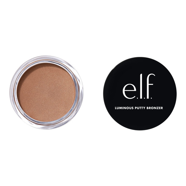 E.L.F. Luminous Putty Bronzer Lightweight Putty-To-Powder Bronzer For A Radiant Glowing Finish Highly Pigmented Vegan & Cruelty- Day Trip