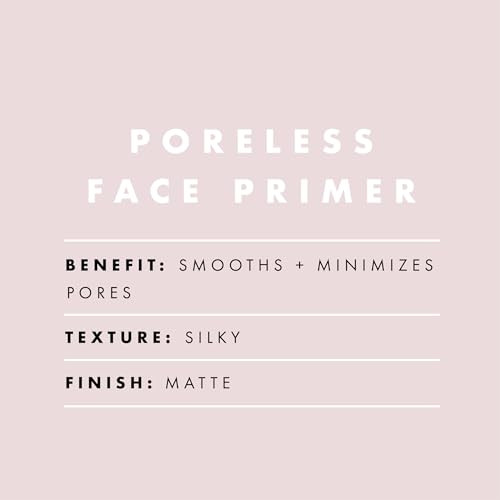 E.L.F. Poreless Face Primer Restoring Makeup Primer For A Flawless Smooth Canvas Infused With Tea Tree & Vitamin A Vegan & Cruelty-.47 Oz
