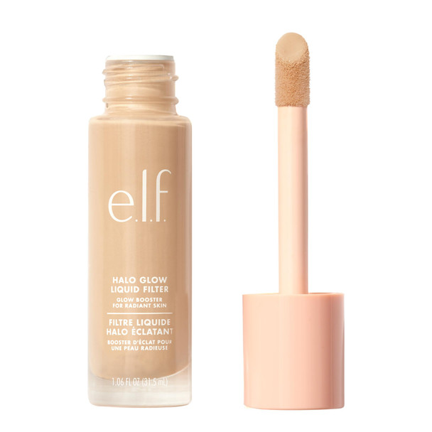 E.L.F. Halo Glow Liquid Filter Complexion Booster For A Glowing Soft-Focus Look Infused With Hyaluronic Acid Vegan & Cruelty- 1 Fair