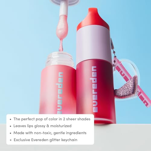 Evereden Baby & Kids Lip Care Set: Non-Toxic Lip Balm & Tinted Lip Gloss Ãƒ¢Ã¢Š¬Ã¢‚¬Å“ Perfect Hydrating Base & Sakura Gloss For Soft Lips  Non-Toxic And Fragrance  Baby Lip Balm