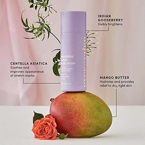 Evereden Golden Belly Serum 1.7 Fl Oz. & Nourishing Stretch Mark Cream 4.0 Fl Oz.  2 Item Bundle Set  Maternity Skincare