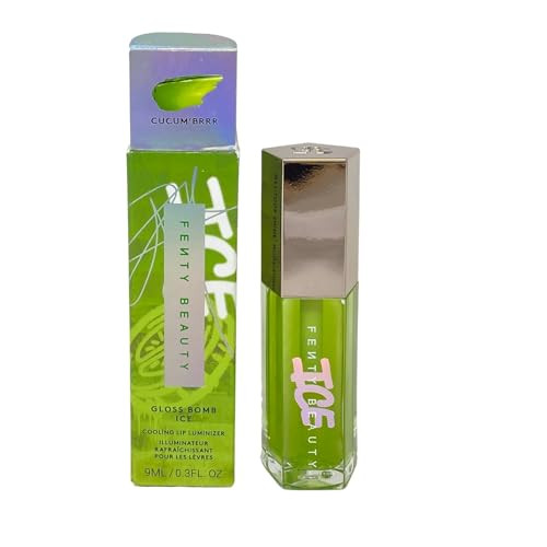 FENTY BEAUTY by Rihanna Gloss Bomb Ice Cooling Lip Luminizer - Cucum BRRR (9 mL/.3 Fl Oz)