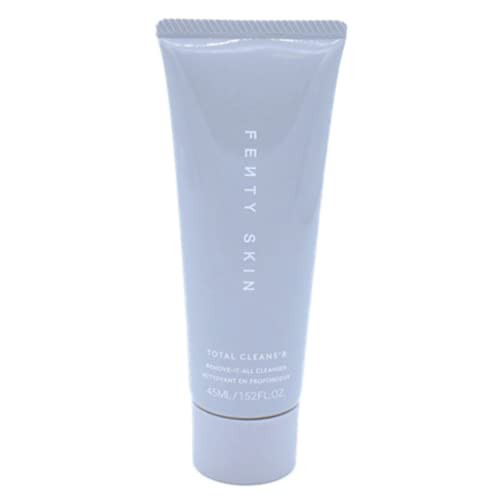 Fenty Beauty,Fenty Skin Total Cleans'R Mini Travel Size Remove-It-All Cleanser - Daily Gentle Facial Cleansing Wash And Face Makeup Remover Removes Dirt Oil