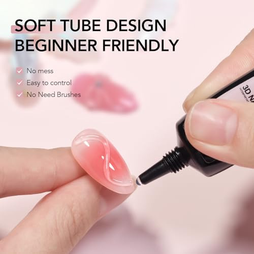 Gaoy 3D Nail Gel 15G Clear Sculpting Gel For Carving And Nail Blooming Gel