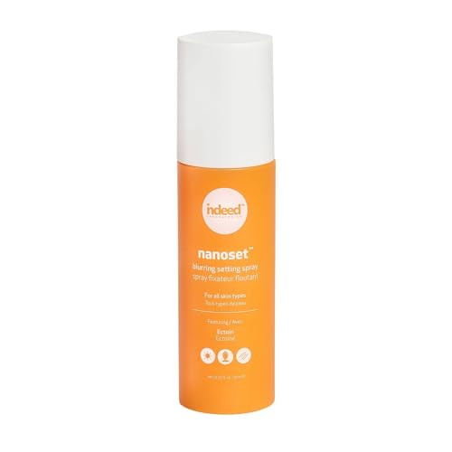 Indeed Labs Nanoset  Mattifying Setting Spray For All Skin Types  Locks Makeup In & Hydrates With Ectoin For Up To 16 Hours  Blurring & Light-Diffusing Technology (75 Ml)