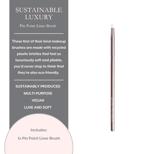 Jenny Patinkin Luxury Eyeliner Brush Precision Eye Brush For Eyeliner Detailing & Definition Professional & Travel Size Pin Point Liner Fine-Tip Eye Brush Essential Makeup Brush For Women