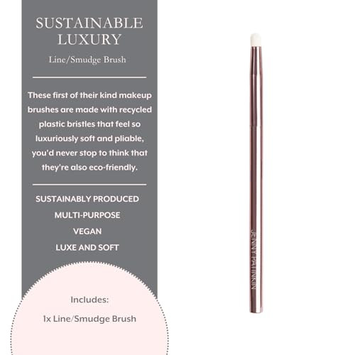 Jenny Patinkin Luxury Sustainable Line/Smudge Brush Ãƒ¢Ã¢Š¬Ã¢‚¬Å“ High-Performance Makeup Brush For Precision Eyeliner Blending & Smudging  Essential Beauty Accessories For Women Eco-Friendly Design