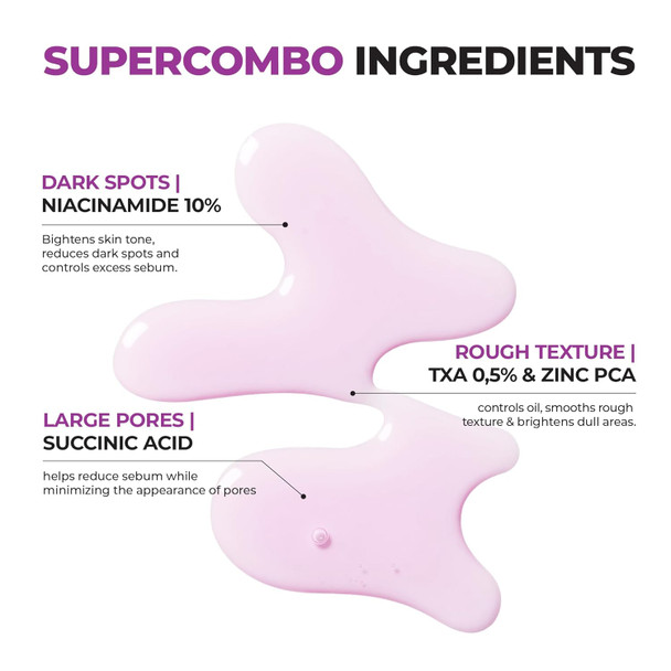 Jumiso Niacinamide 10 Serum - Korean Face Serum With Glutathione Txa Tranexamic Acid And Centella Complex - Reduces Pigmentation Evens Skin Tone Soothes For Sensitive Skin 1.35 Fl.Oz.