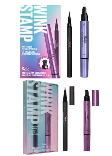 Kaja Winged Eyeliner & Pen - Wink Stamp + Wink Stamp Wing Eyeliner Pen & Stamp Long Bundle