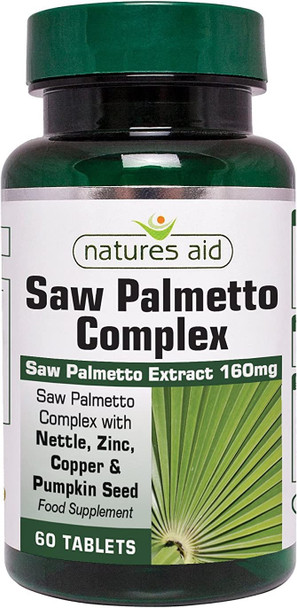 (10 PACK) - Natures Aid - Saw Palmetto Complex for Men | 60's | 10 PACK BUNDLE