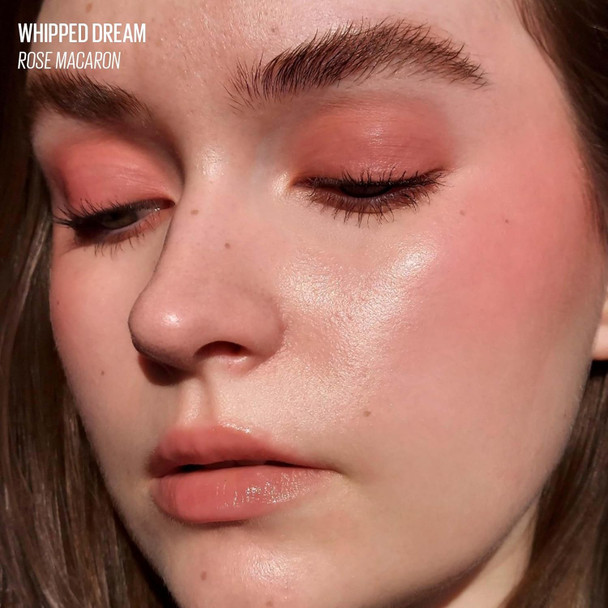 Kaja Multi-Purpose Liquid Eyeshadow & Blush - Whipped Dream  With Cotton Seed Oil 4 Shades Buildable Blendable Airy Semi-Matte Finish 02 Meringue Pink 0.17 Oz