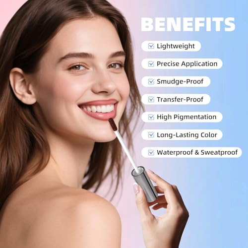 Kimuse Peel Off Lip Stain Trio - Long - Lasting Vitamin E Infused Matte Finish Lip Makeup Set For All Skin Types Transfer-Proof & Smudge-Resistant Vegan & Cruelty