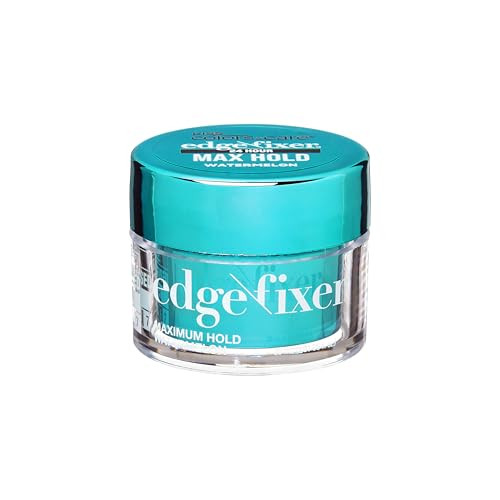 Kiss Colors & Care Maximum Hold Edge Fixer 24 Hour Scented Styling Hair Gel With Biotin Non-Greasy Long-Lasting Moisture & Shine For All Hair Types 30 Ml (1.01 Us Fl. Oz.) Very Cherry