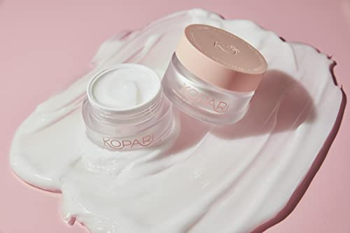 Kopari Peptide Glow Hydrating Moisturizer Face Cream  Hyaluronic Acid Vegan Coconut Lightweight Cream For Everyday Use Smooth Skin Combats Fine Lines And Wrinkles  Cruelty- 1.7 Oz