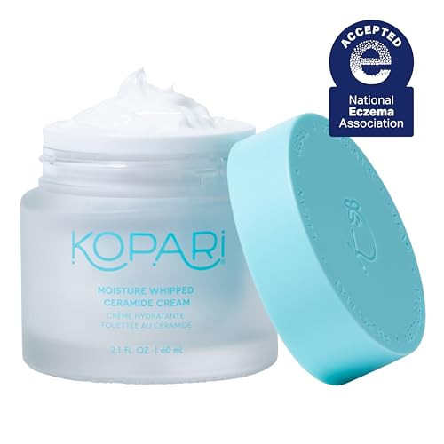 Kopari Moisture Whipped Ceramide Cream  Hydrate And Restore  Vegan Ceramides And Moisture-Retaining Hyaluronic Acid  2.1 Oz
