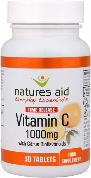 (6 Pack) - Natures Aid - Vitamin C 1000mg Time Release | 30's | 6 Pack Bundle