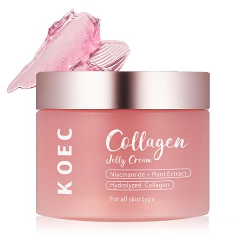 Loyotice Collagen Jelly Creamcontains Niacinamide & Ze Dried Hydrolyzed Collagen Boosts Elasticity & Hydrationreduce Fine Lines & Dullnessimproves Glowy Skincare Cream(3.38 Fl.Oz)