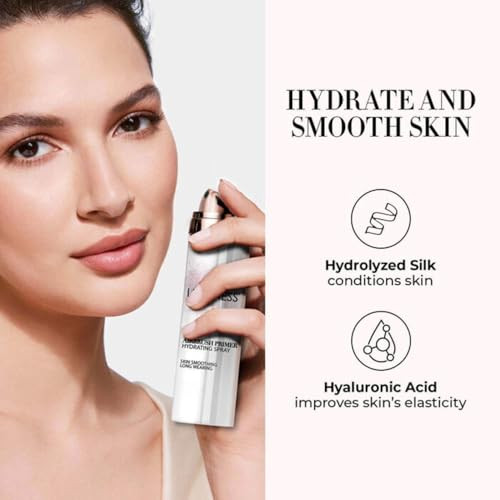 Luminess Airbrush Spray Flawless Finish Trio Kit - Hydrating Primer Blush Mist & Makeup Eraser For Radiant Perfection 3-Piece Collection To Prime Enhance & Refresh Your Complexion All Skin Types