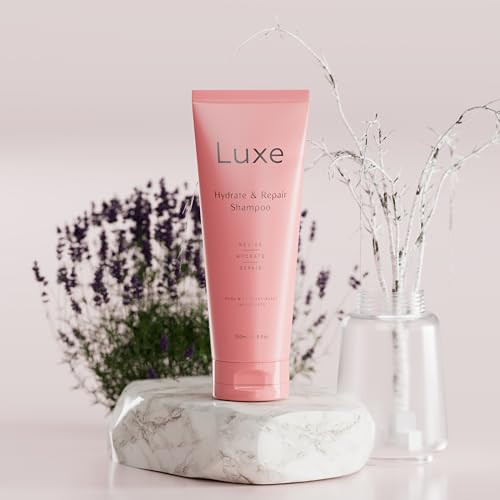 Luxe Cosmetics - Hair Repair Combo - Hydrate Repair Shampoo +Conditioner - Plant-Based Bodyworks Formula For Long-Lasting Hydration Ideal For Dry Hair Unisex