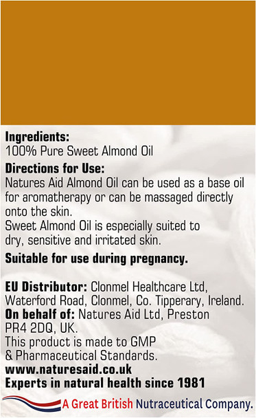 Natures Aid Almond Oil 150ml