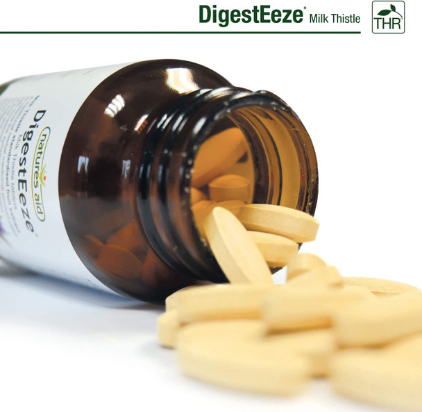 Natures Aid Digesteeze Milk Thistle, 60 Tablets