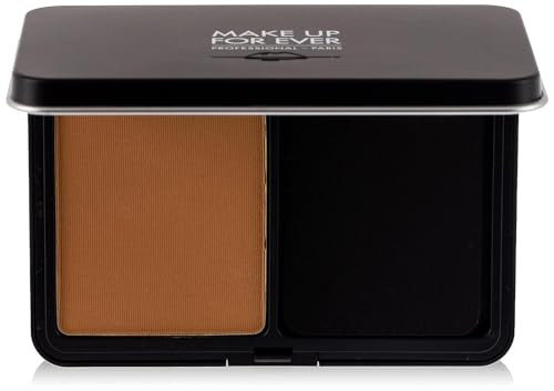 Make Up For Ever Matte Velvet Skin Blurring Powder Foundation (Y445 Amber) 0.38 Ounce (Pack Of 1)