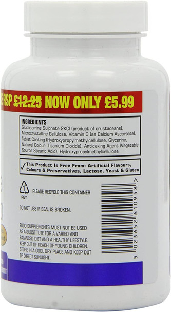 Natures Aid Glucosamine Sulphate 1000mg (with Vitamin C) 90 Tabs