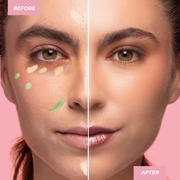 Mcobeauty - Color Corrector All Over Primer - Pink - 4-In-1 Brightening Primer For Fair To Medium Skin Tones - Supports A Radiant Balanced Base - Concealers & Neutralizing Makeup Stocking Stuffers