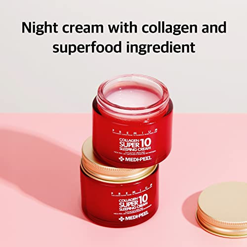 [Medi-Peel] Collagen 10 Sleeping Cream 70Ml  Collagen Cream  Sleeping Cream  Moisturizing Cream  Soothing Cream
