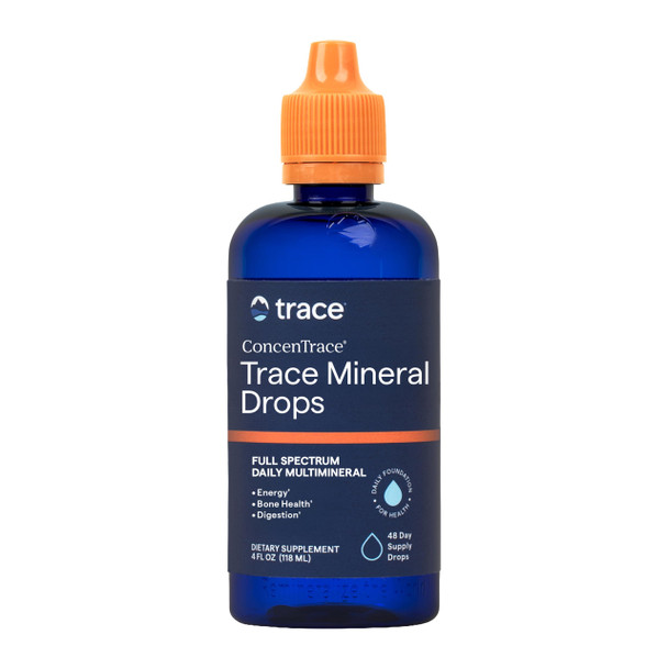 Trace Minerals ConcenTrace Mineral Drops 70+ Ionic Minerals 4 oz