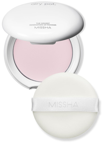 Missha Airy Pot Pressed Translucent Powder Pact 5G I Make Up Finishing Setting Powder For A Natural Matte Finish