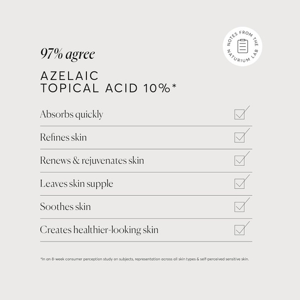 Naturium Azelaic Topical Acid 10% Jumbo Face & Skin Care Beauty Treatment With Niacinamide & Vitamin C 2 Oz