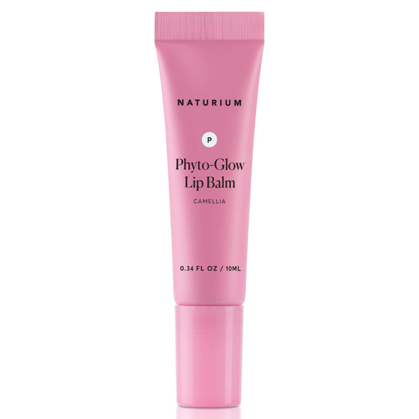 Naturium Phyto-Glow Lip Balm Hydrating Lip Care With A Glossy Finish 0.34 Oz Clear