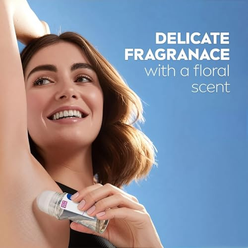 Nivea Women Black & White Invisible Clear Roll-On Antiperspirant Deodorant 50Ml Ãƒ¢Ã¢Š¬Ã¢‚¬Å“ 72 Hour Sweat And Odor Protection No White Marks Alcohol- Fresh Scent Underarm Care Pack Of 2