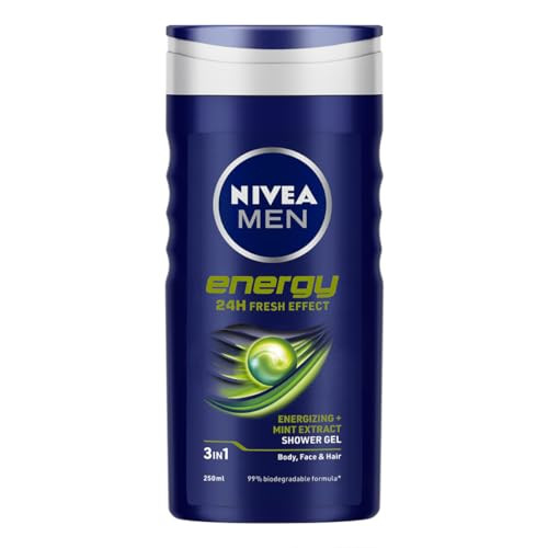 Nivea For Men Energy Shower Gel  250Ml (8.45 Fl Oz)