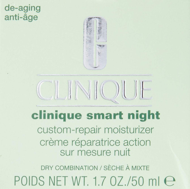Clinique Smart Night Custom-repair Moisturizer, Dry Combination, 1.7 Ounce