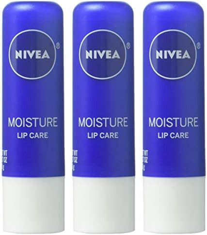 Nivea Moisture Lip Care 0.17 Oz (Pack Of 3)