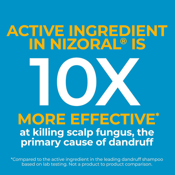 Nizoral Anti-Dandruff Shampoo With 1% Ketoconazole Fresh Scent 14 Fl Oz (Pack Of 2)