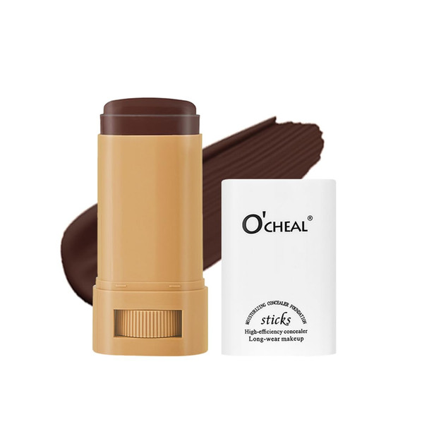 O'Cheal Face Foundation Contour Stick Long-Wear Lightweight Brighten Blemish Contouring Face Concealer Foundation Stick Beauty Makeup 06#