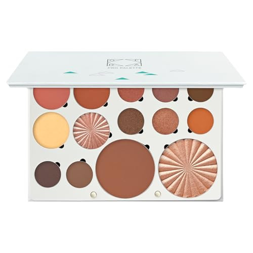 Ofra Pro Palette Boho - 4-In-1 Full Face Makeup Palette With Blush Eyeshadows Highlighter Bronzer Banana Powder - Powder Makeup Palette With An Mirror - Travel-Friendly & Cruelty-