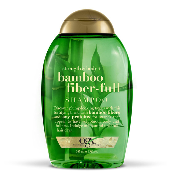 Ogx Strength & Body + Bamboo Fiber-Full Shampoo 13 Ounce