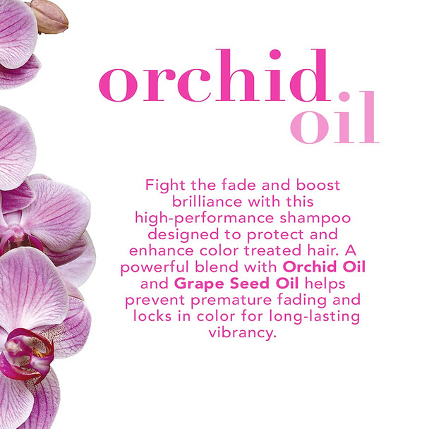 Ogx Fade-Defying Orchid Oil Shampoo With Uva/Uvb Sun Filters 13 Ounces