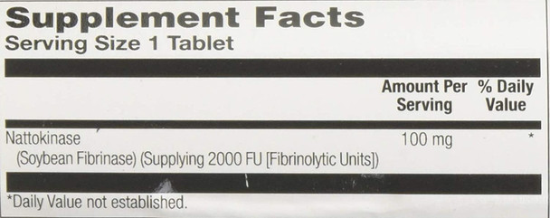 Kal 100 Mg Nattokinase Tablets, 30 Count