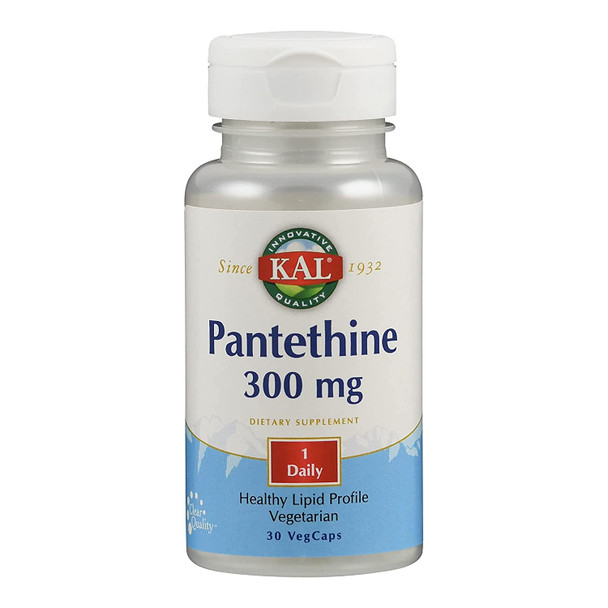 Kal 300 Mg Pantethine Capsules, 30 Count