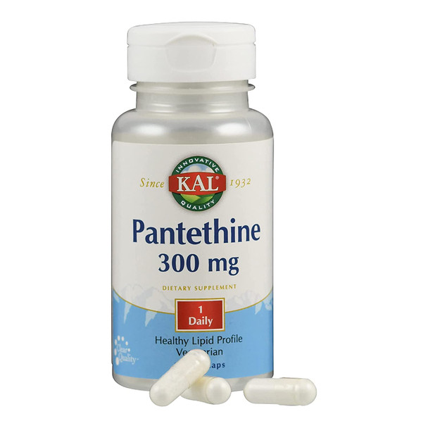 Kal 300 Mg Pantethine Capsules, 30 Count